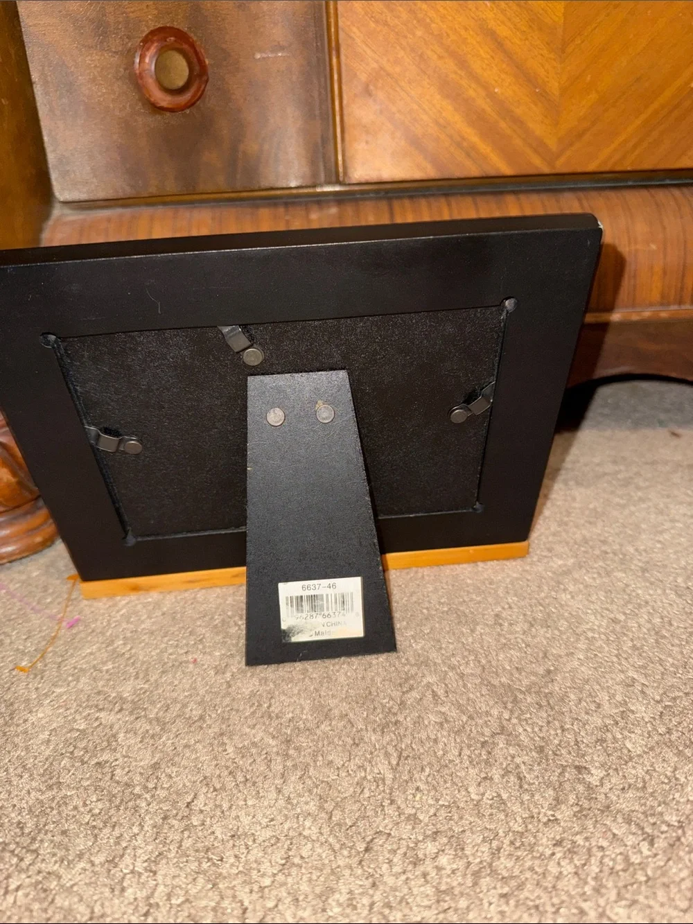I Love Grandma Chalkboard Picture Frame with Wooden Base